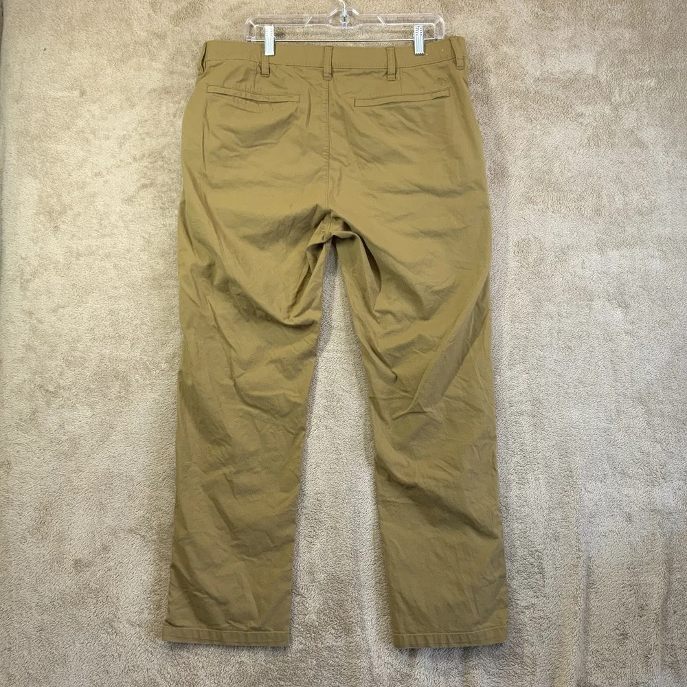 Orvis Khaki Brown Pants Men's Sz 38x30 Cotton Nylon Lycra Hiking Camping EUC
